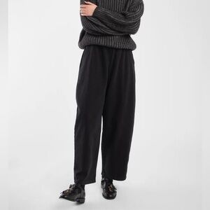 Micaela Greg Faded Black Barrel Pant